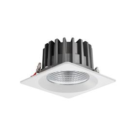 DL200091  Bionic 40; 40W; 950mA; White Deep Square Recessed Downlight; 3400lm ;Cut Out 175mm; 40° ; 3500K; IP44; DRIVER INC.; 5yrs Warranty.